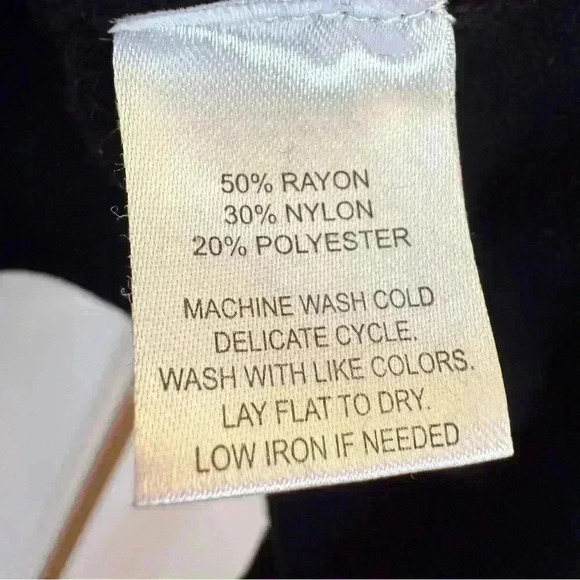 JLUXLABEL Women's XL Black Ribbed Long Sleeve Mock Neck Bodysuit - Picture 14 of 14